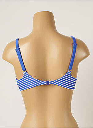 Haut de maillot de bain stretch haut soutien-gorge emboitant bleu FREYA femme