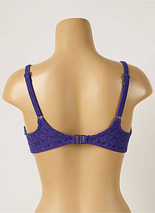 Haut de maillot de bain stretch haut soutien-gorge emboitant violet FREYA femme