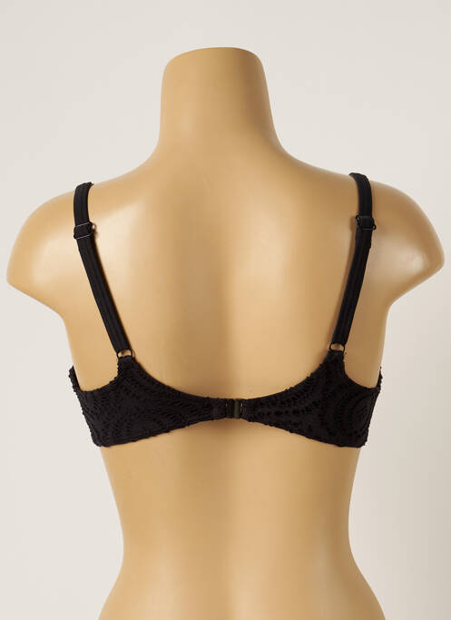 Haut de maillot de bain stretch haut soutien-gorge emboitant noir FREYA femme
