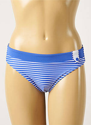 Bas de maillot de bain stretch culotte bleu FREYA femme