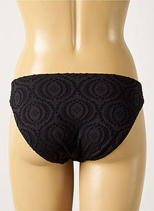 Bas de maillot de bain fermeture liens à nouer bikini noir FREYA femme