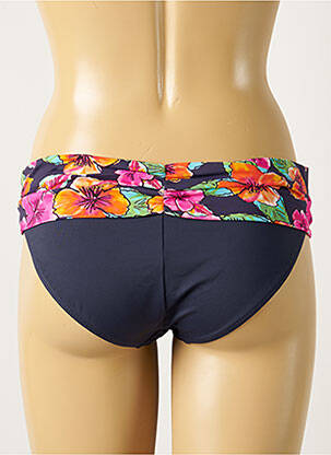 Bas de maillot de bain imprimé fleurs culotte violet LIVIA femme