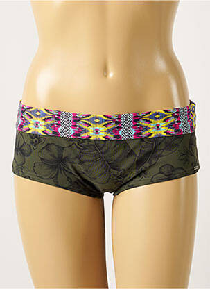 Bas de maillot de bain shorty shorty vert BANANA MOON femme