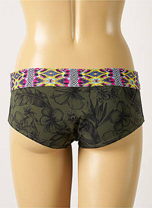 Bas de maillot de bain shorty shorty vert BANANA MOON femme