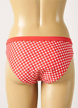 Bas de maillot de bain imprimé fantaisie culotte rouge FREYA femme