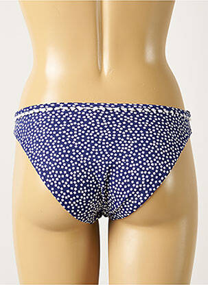 Bas de maillot de bain imprimé fantaisie culotte bleu FREYA femme