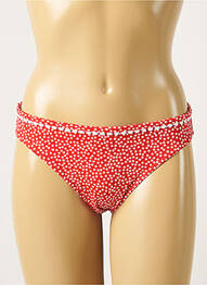 Bas de maillot de bain imprimé fantaisie culotte rouge FREYA femme