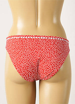 Bas de maillot de bain imprimé fantaisie culotte rouge FREYA femme