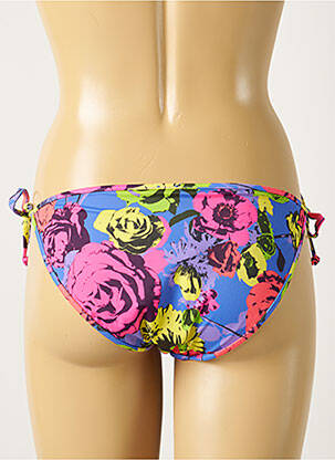 Bas de maillot de bain imprimé fantaisie bikini violet FREYA femme