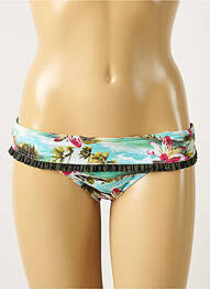 Bas de maillot de bain imprimé fantaisie culotte bleu BANANA MOON femme