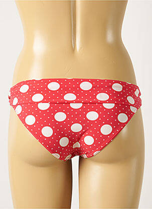 Bas de maillot de bain micro fibres culotte rouge BANANA MOON femme