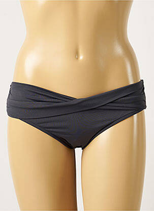 Bas de maillot de bain micro fibres culotte gris SEAFOLLY femme