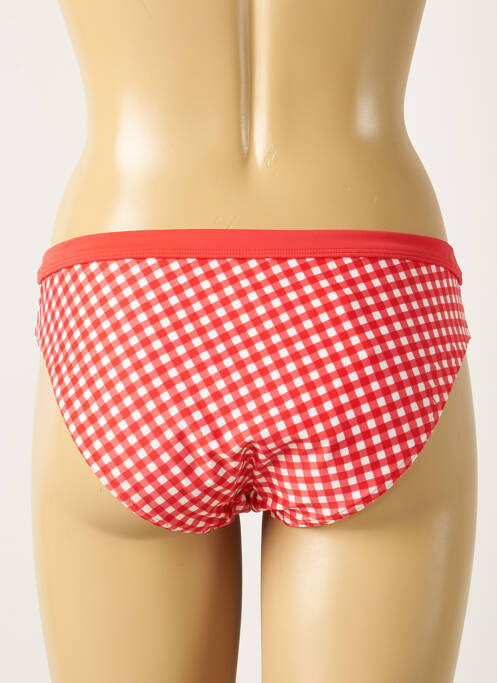 Bas de maillot de bain imprimé fantaisie culotte rouge FREYA femme