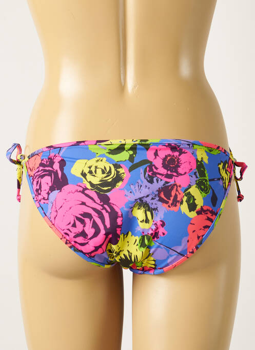 Bas de maillot de bain imprimé fantaisie bikini violet FREYA femme