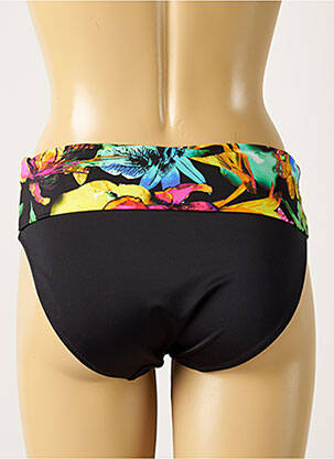 Bas de maillot de bain imprimé fleurs culotte noir FANTASIE femme
