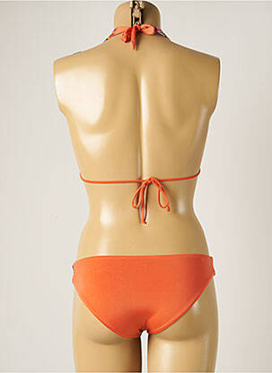 Haut de maillot de bain stretch haut soutien-gorge emboitant orange WOW BIKINI femme