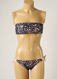 Maillot de bain 2 pièces haut bandeau haut bandeau bleu WOW BIKINI femme
