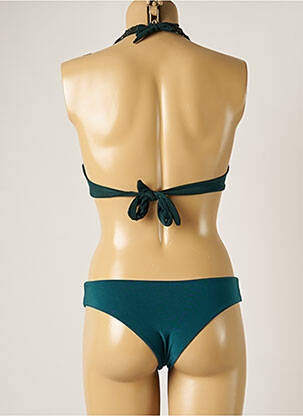 Maillot de bain 2 pièces stretch haut soutien-gorge emboitant vert WOW BIKINI femme