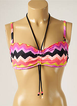 Haut de maillot de bain stretch haut soutien-gorge emboitant violet SEAFOLLY femme