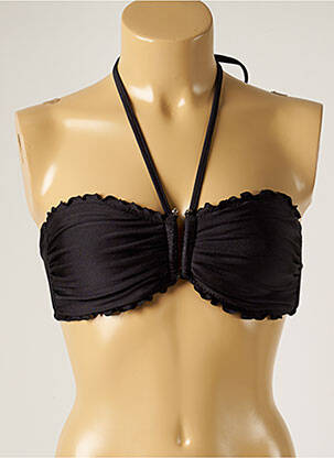 Haut de maillot de bain stretch haut bandeau noir SEAFOLLY femme