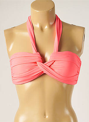 Haut de maillot de bain stretch haut soutien-gorge moulé orange SEAFOLLY femme