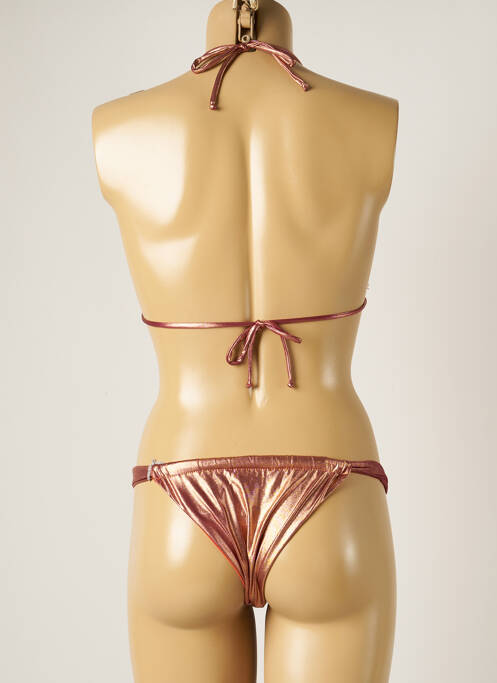 Maillot de bain 2 pièces orange WOW BIKINI pour femme