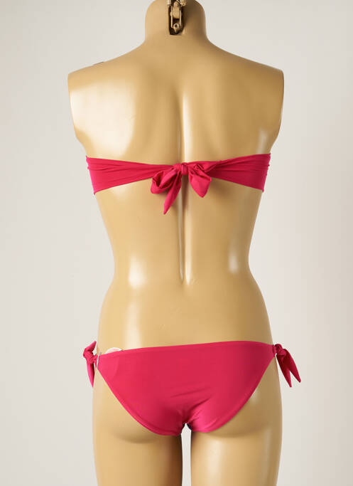 Maillot de bain 2 pièces rose WOW BIKINI pour femme