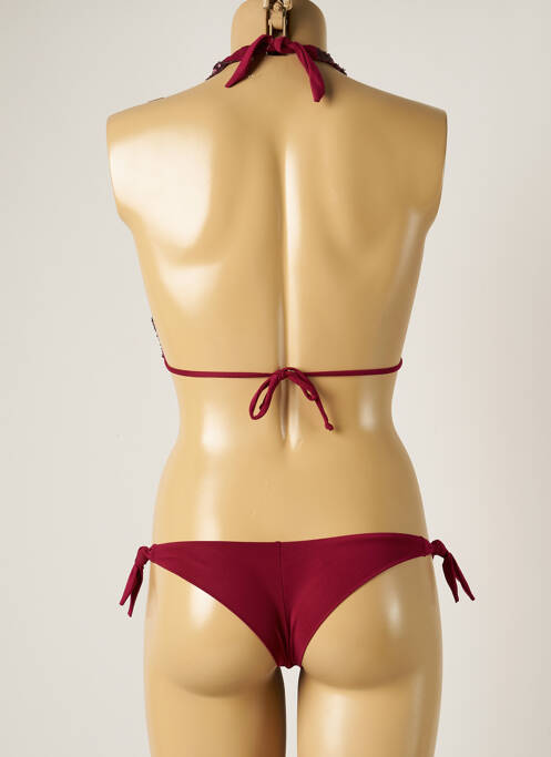 Maillot de bain 2 pièces rouge WOW BIKINI pour femme