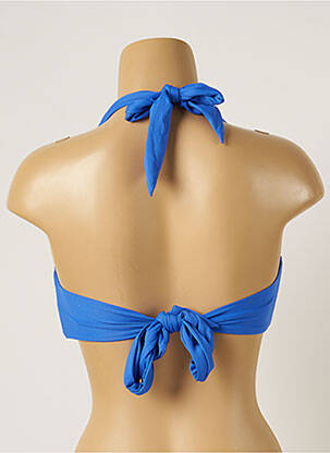 Haut de maillot de bain stretch haut soutien-gorge push-up bleu SEAFOLLY femme