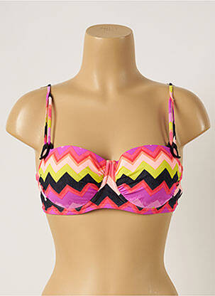 Haut de maillot de bain stretch haut soutien-gorge push-up violet SEAFOLLY femme