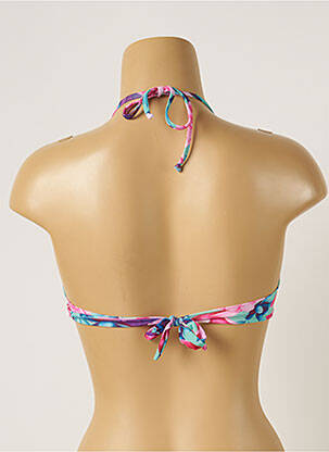 Haut de maillot de bain stretch haut soutien-gorge moulé rose WOW BIKINI femme