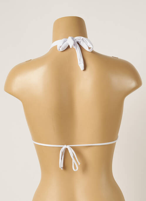 Haut de maillot de bain blanc WOW BIKINI pour femme