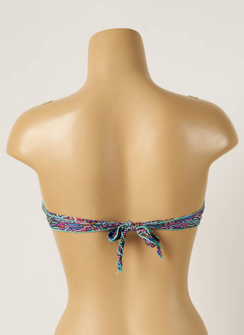 Haut de maillot de bain bleu WOW BIKINI pour femme