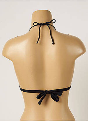 Haut de maillot de bain stretch haut soutien-gorge avec mousse de rembourrage amovible noir BANANA MOON femme