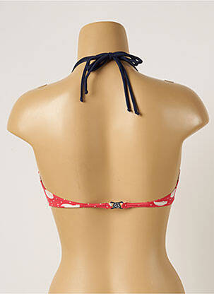 Haut de maillot de bain stretch haut soutien-gorge avec mousse de rembourrage amovible rouge BANANA MOON femme