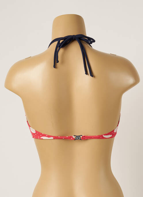 Haut de maillot de bain rouge BANANA MOON pour femme