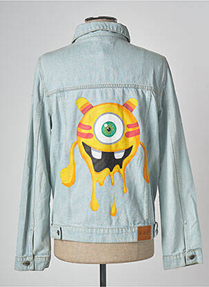 Veste en jean coupe droite bleu HIMSPIRE homme