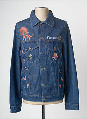 Veste en jean manches longues bleu HIMSPIRE homme