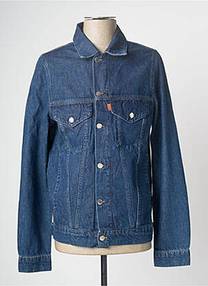 Veste en jean coupe droite bleu HIMSPIRE homme