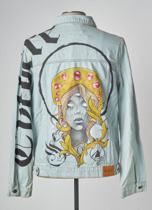 Veste casual bleu HIMSPIRE pour homme