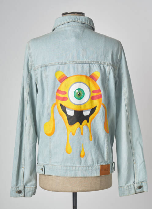 Veste en jean bleu HIMSPIRE pour homme