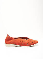Chaussures de confort orange HIRICA pour femme seconde vue