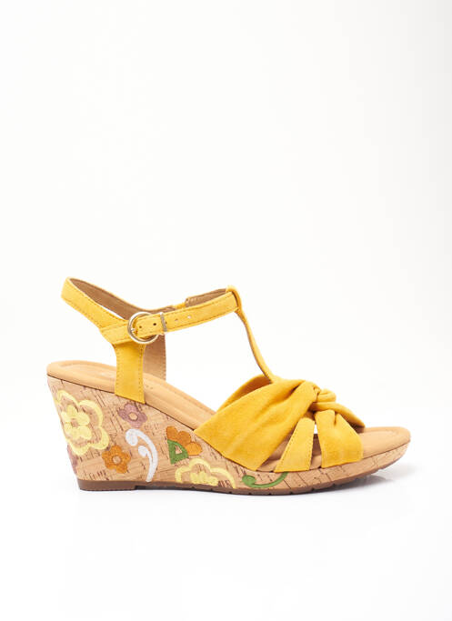 Sandales/Nu pieds jaune GABOR pour femme