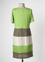 Robe mi-longue vert ORTO BOTANICO pour femme seconde vue