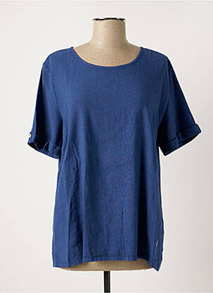 Top manches courtes manches courtes bleu EAST DRIVE femme
