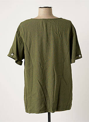 Top manches courtes manches courtes vert EAST DRIVE femme