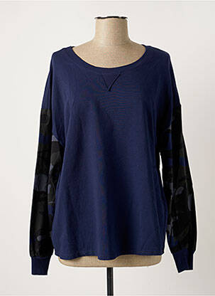 Sweat-shirt bleu FOR HER PARIS pour femme