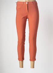 Pantalon 7/8 orange EAST DRIVE pour femme seconde vue