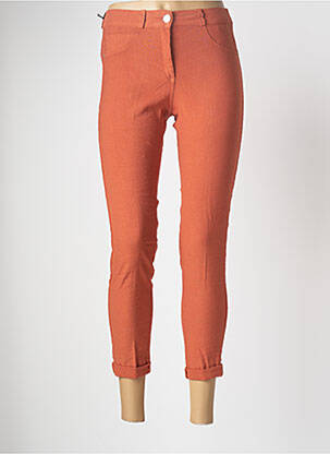 Pantalon 7/8 orange EAST DRIVE pour femme