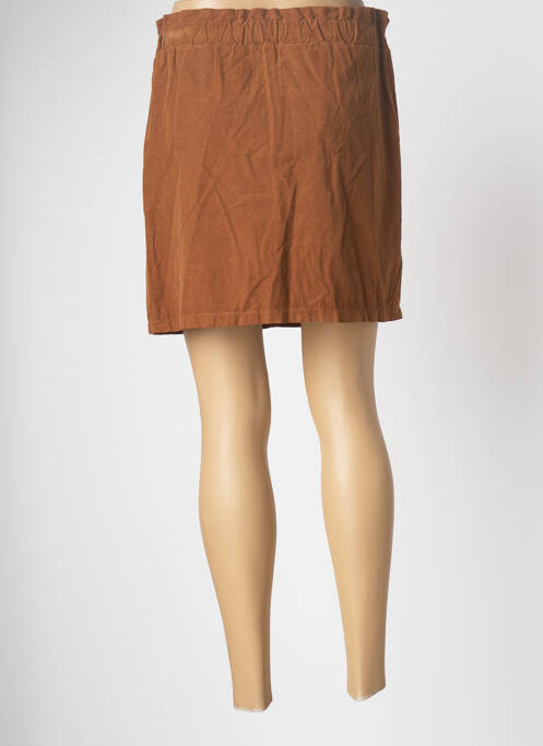 Jupe courte marron MADE IN ITALY pour femme